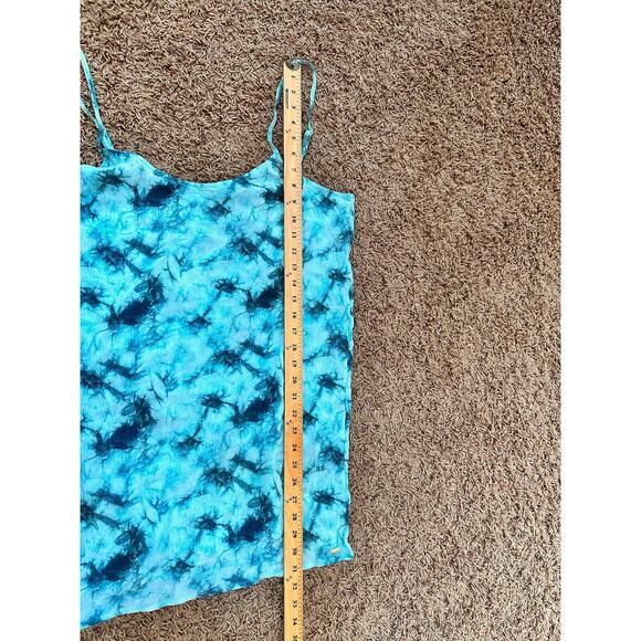 NWT PINK Victoria’s Secret Blue Tie Dye Mini Dress L - Picture 4 of 7